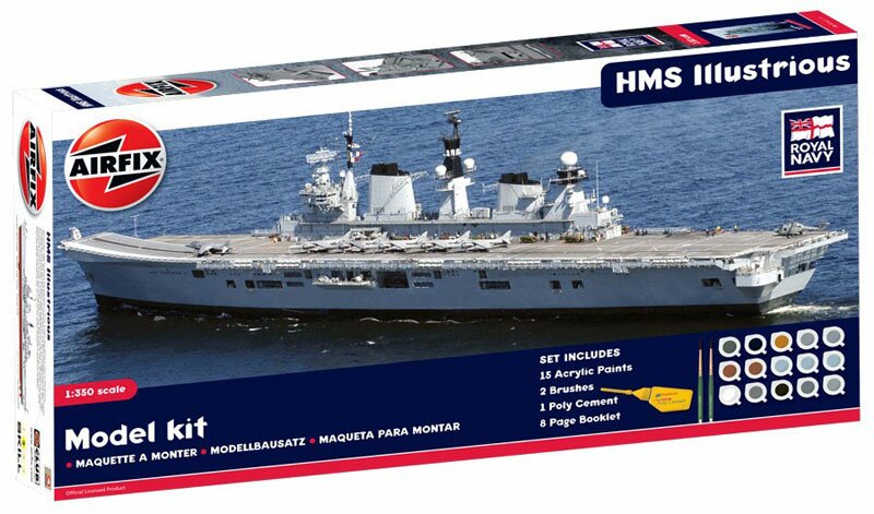 модель КОРАБЛЬ HMS ILLUSTRIOUS 1/350